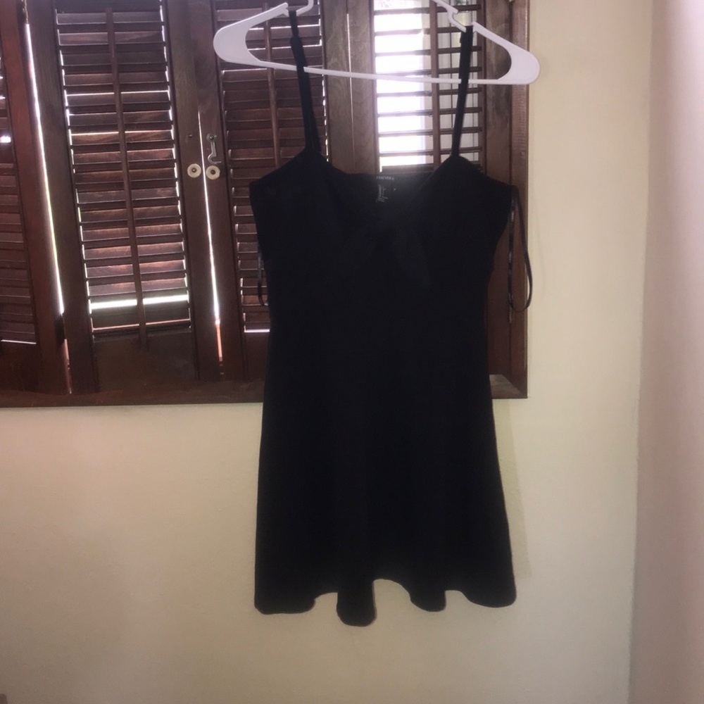 Black Large mini dress